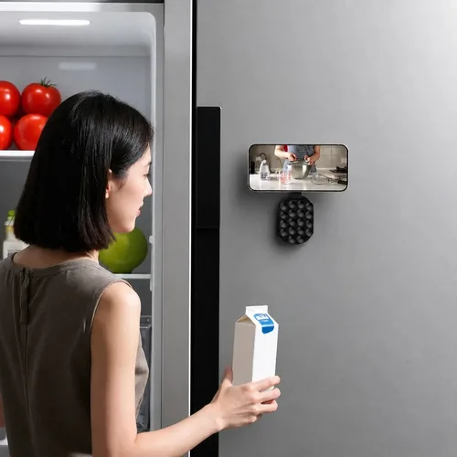 Soporte Magnético Para Celular Con Ventosa Y Base Magnética - Imagen 3