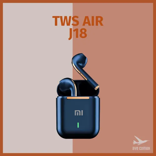 Auriculares Bluetooth Con Base Tws Air J18 Color Negro Negro - Imagen 2