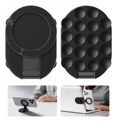 Soporte Magnético Para Celular Con Ventosa Y Base Magnética - Imagen 6