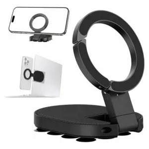 Soporte Magnético Para Celular Con Ventosa Y Base Magnética