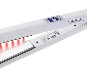 Plancha Ultrasónica Capilar Profesional Infrarroja Original Blanco