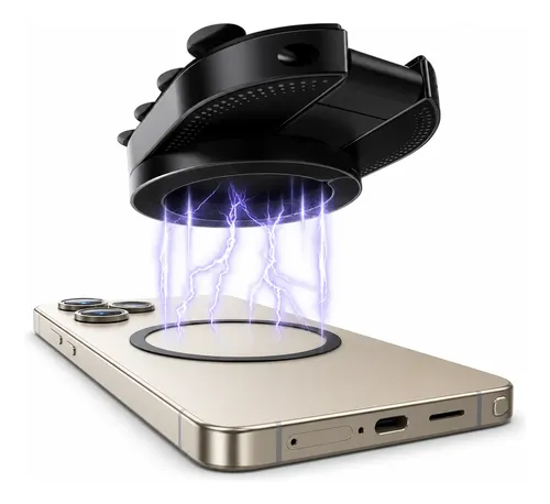Soporte Magnético Para Celular Con Ventosa Y Base Magnética - Imagen 5