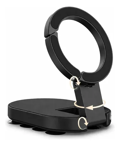 Soporte Magnético Para Celular Con Ventosa Y Base Magnética - Imagen 2