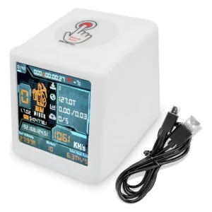 Nerdminer Esp32 Minero Bitcoin Silencioso Display Blanco