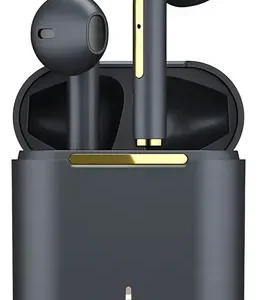 Auriculares Bluetooth Con Base Tws Air J18 Color Negro