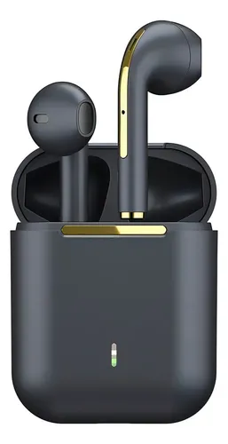 Auriculares Bluetooth Con Base Tws Air J18 Color Negro