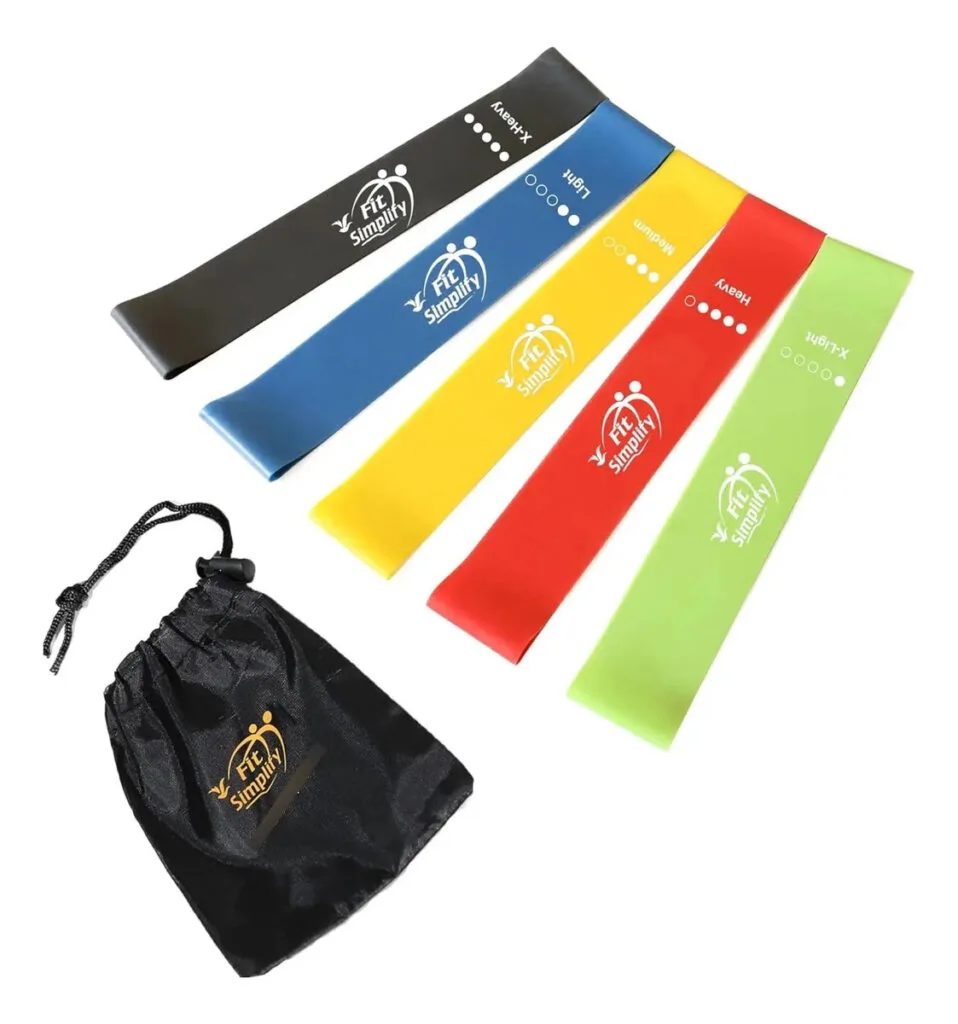 Bandas Elásticas De Resistencia Fit Simplify Entrenamiento Multicolor