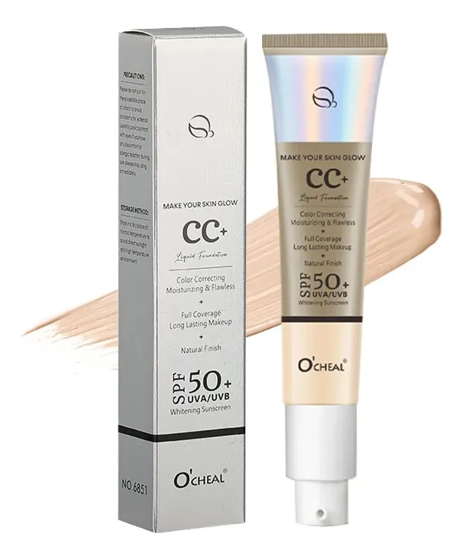 Base Corrector Hidratante Ocheal Protector Solar 50 Cc Cream Natural