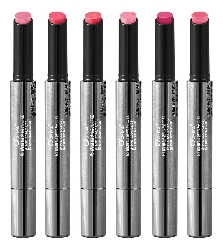 Labial Ocheal Velvet Mate Hidratante De Larga Duración Grape Bubble