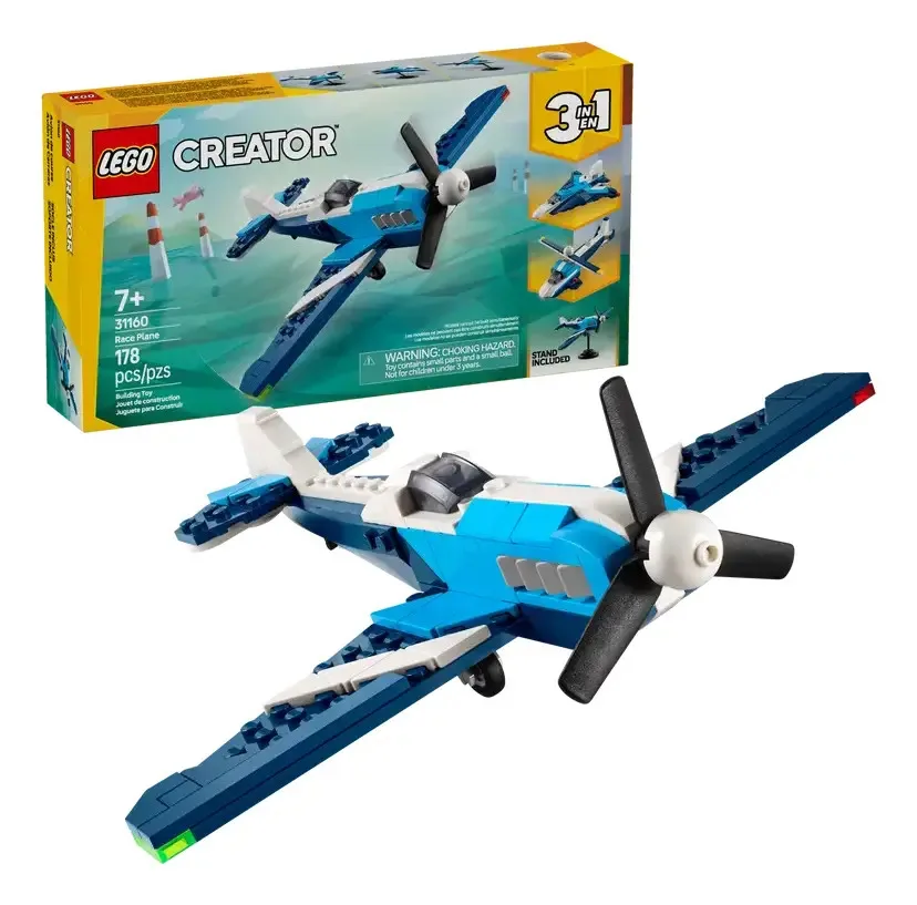 Lego Creator 3 En 1 Avión Jet Y Helicóptero 31160 178 Lego Creator