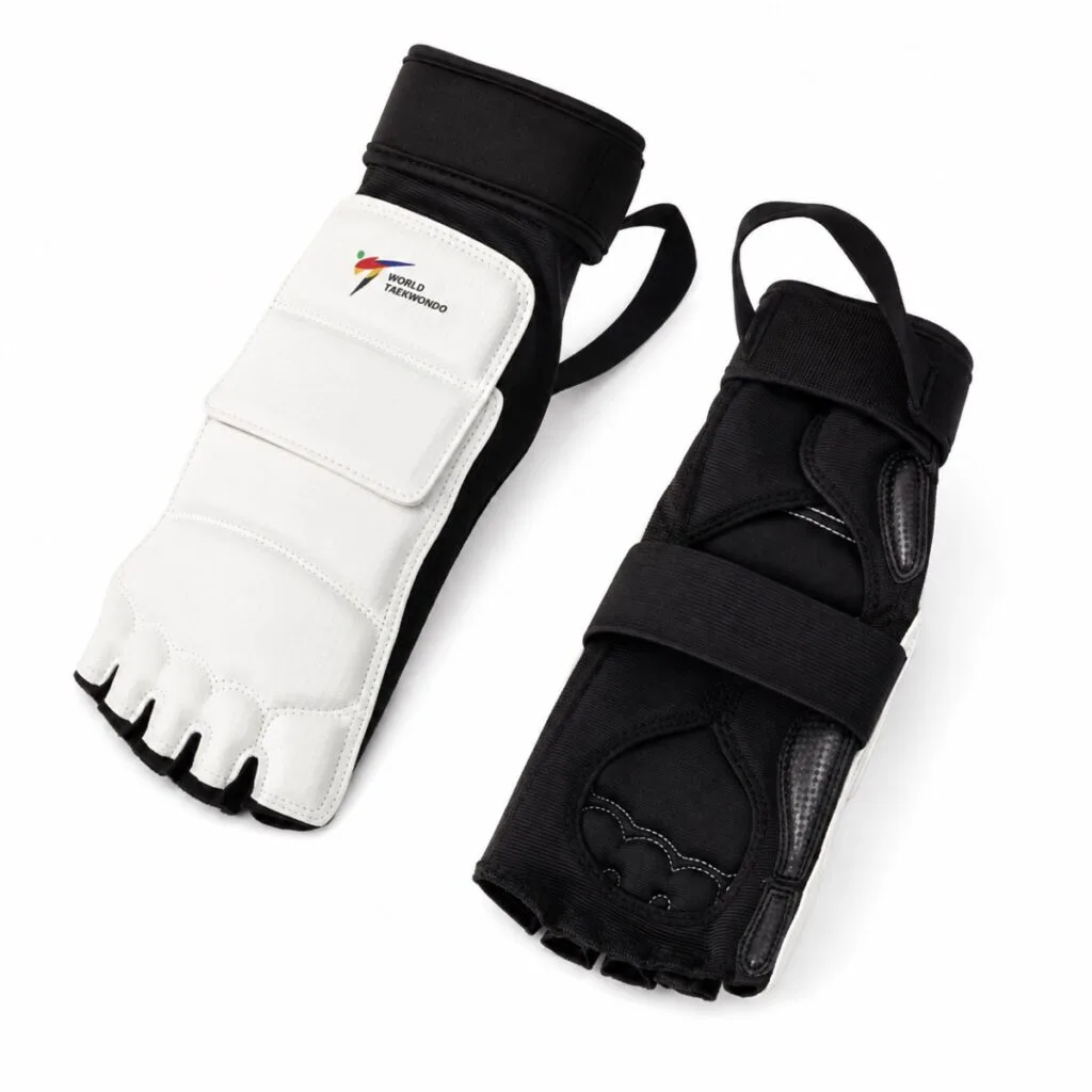 Media Empeinera Para Taekwondo Adulto Blanco