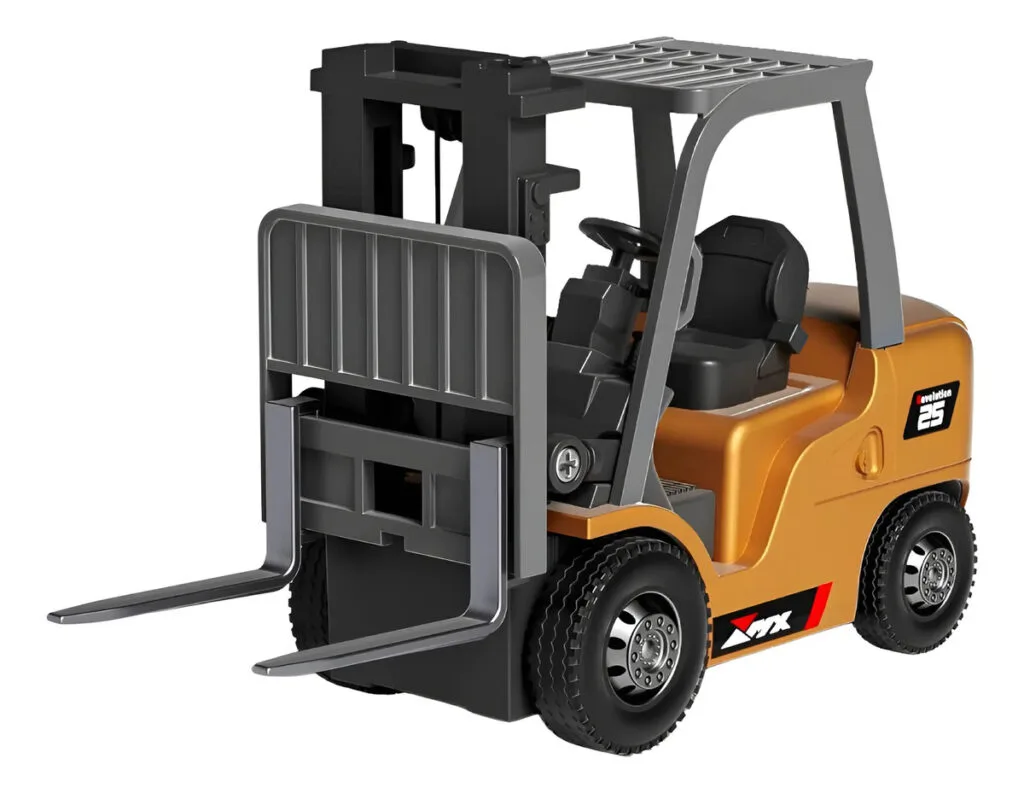 Mini Autoelevador Control Remoto Escala 1/64 Producto Viral Naranja