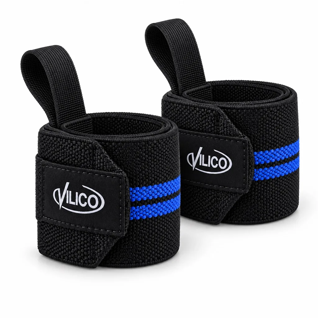 Muñequeras Elásticas Gym Pesas Crossfit Entrenamiento