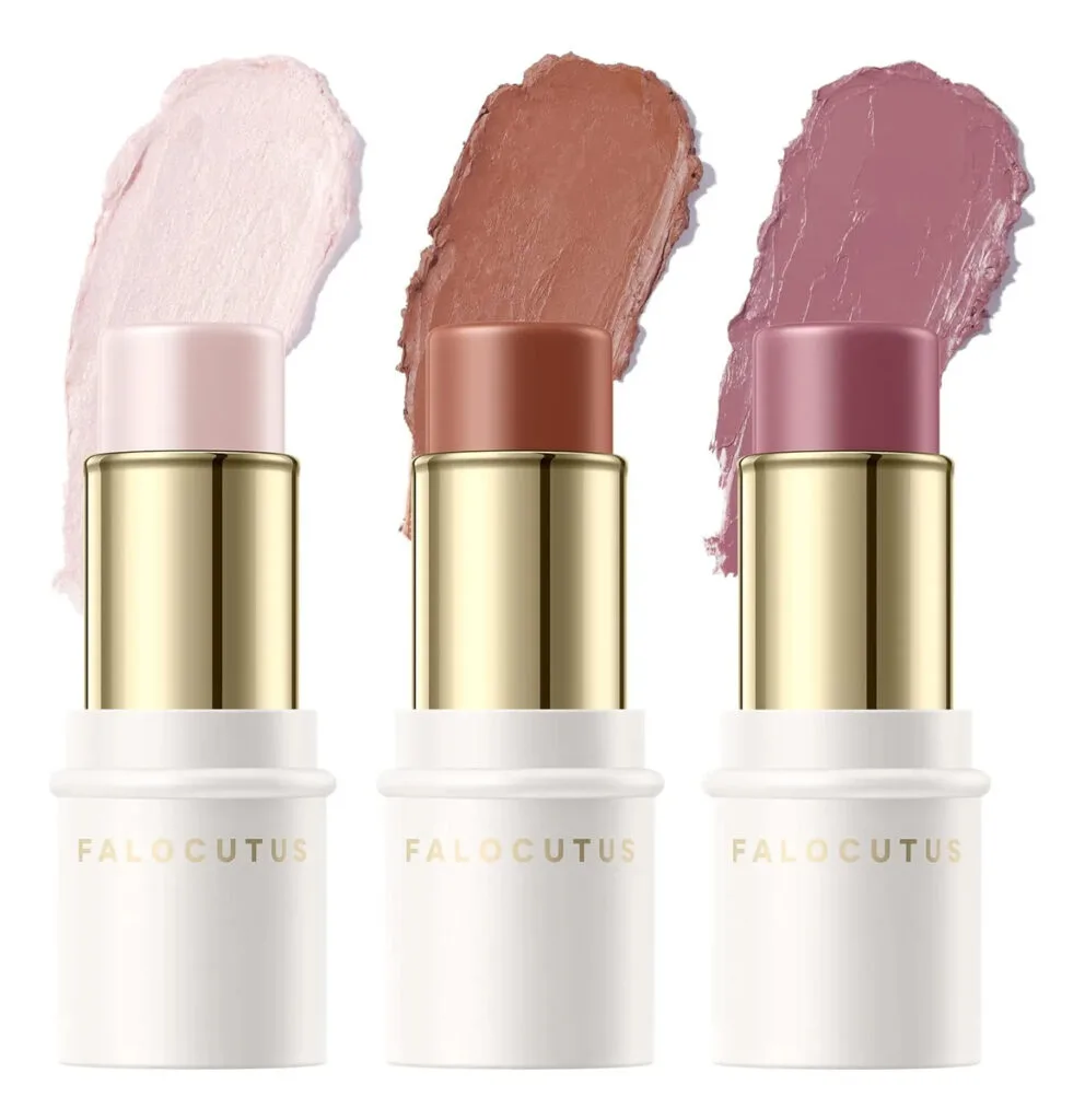 Set De Maquillaje 3 En 1 Contorno Rubor Iluminador En Barra